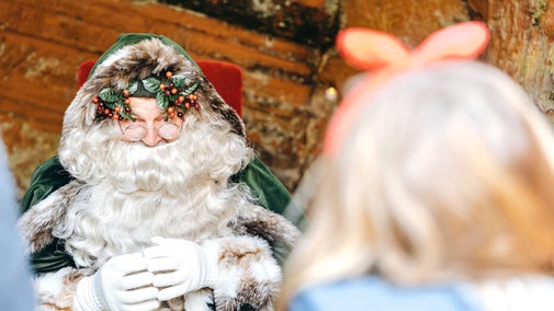 Kinver Rock Houses Father Christmas